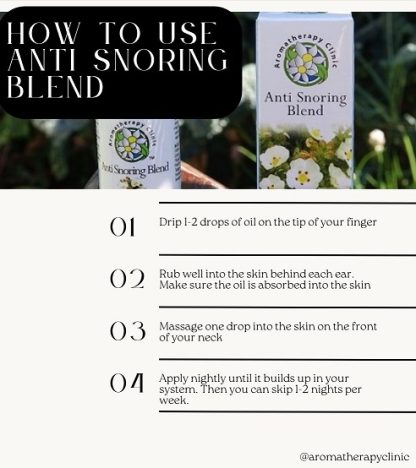 How to use Anti Snoring Blend