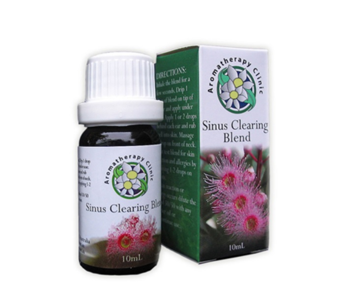 Sinus Clearing Blend bottle and box